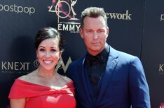 Lisa Martsolf and Eric Martsolf attend the 46th annual Daytime Emmy Awards at Pasadena Civic Center on May 05, 2019 in Pasadena, California.