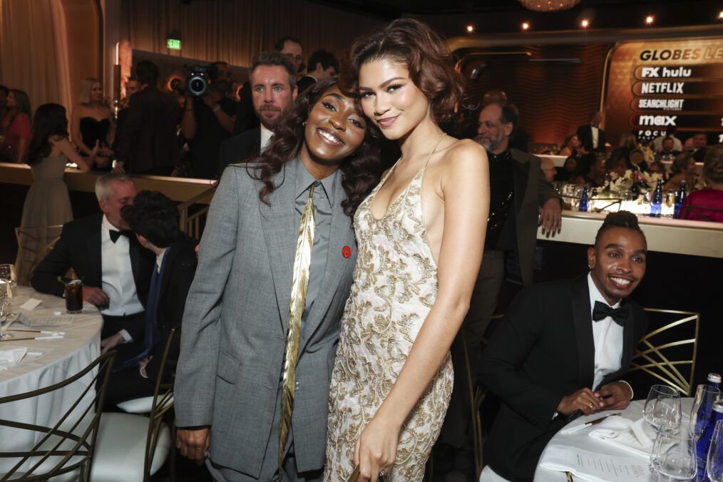 Ayo Edebiri and Zendaya - Golden Globes 2025