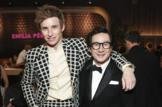 Eddie Redmayne and Ke Huy Quan - 2025 Golden Globes