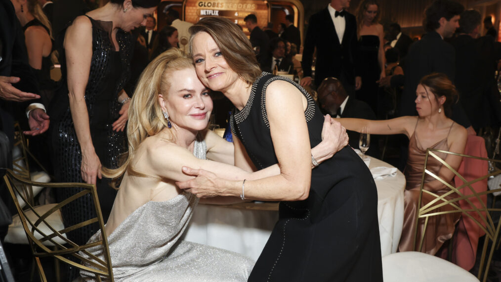 Nicole Kidman and Jodie Foster at the 82nd Annual Golden Globes