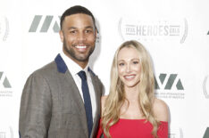 Golden Tate and Elise Tate attend the 2019 IAVA's Heroes Gala