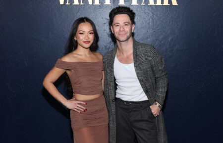 Jenn Tran and Sasha Farber arrive as Vanity Fair and Amazon MGM Studios celebrate Awards Season 2025 at Chateau Marmont's Bar Marmont on January 04, 2025 in Hollywood, California.