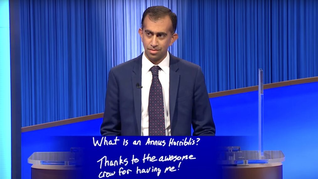 Mehal Shah on Jeopardy TOC