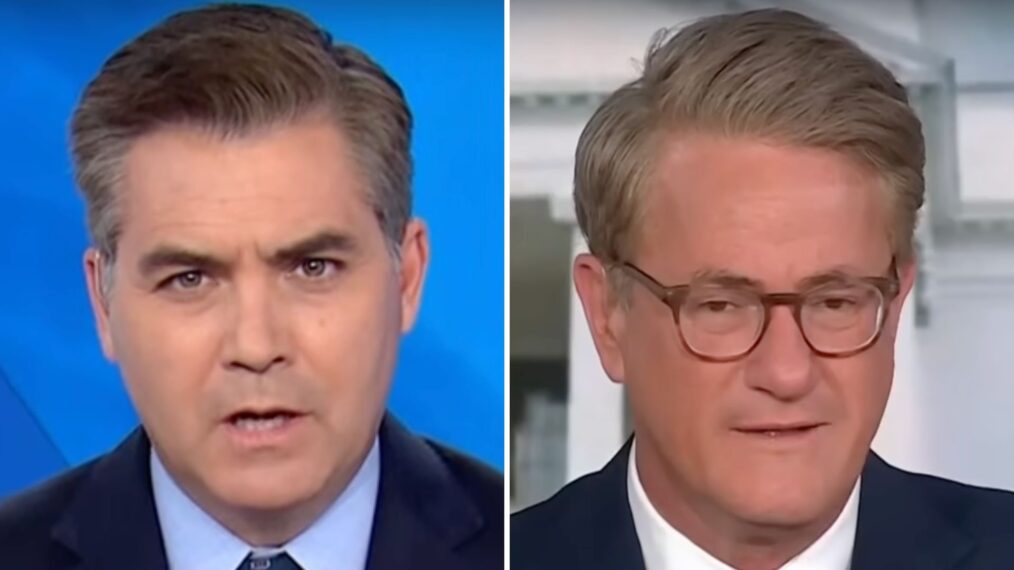 Jim Acosta and Joe Scarborough