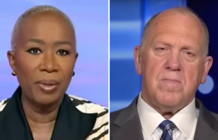 Joy Reid and Tom Homan