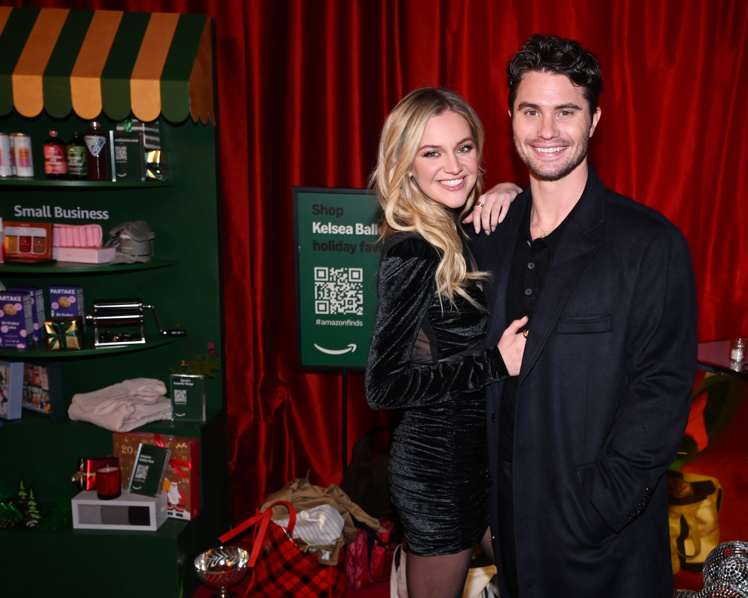 Kelsea Ballerini and Chase Stokes celebrate Amazon's Fourth Annual Holiday Soirée