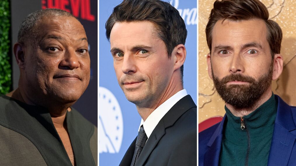 Laurence Fishburne, Matthew Goode, and David Tennant