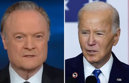 Lawrence O'Donnell and Joe Biden