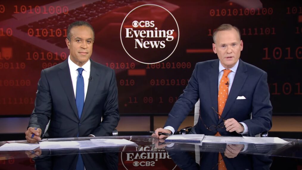 Maurice DuBois and John Dickerson on CBS Evening News