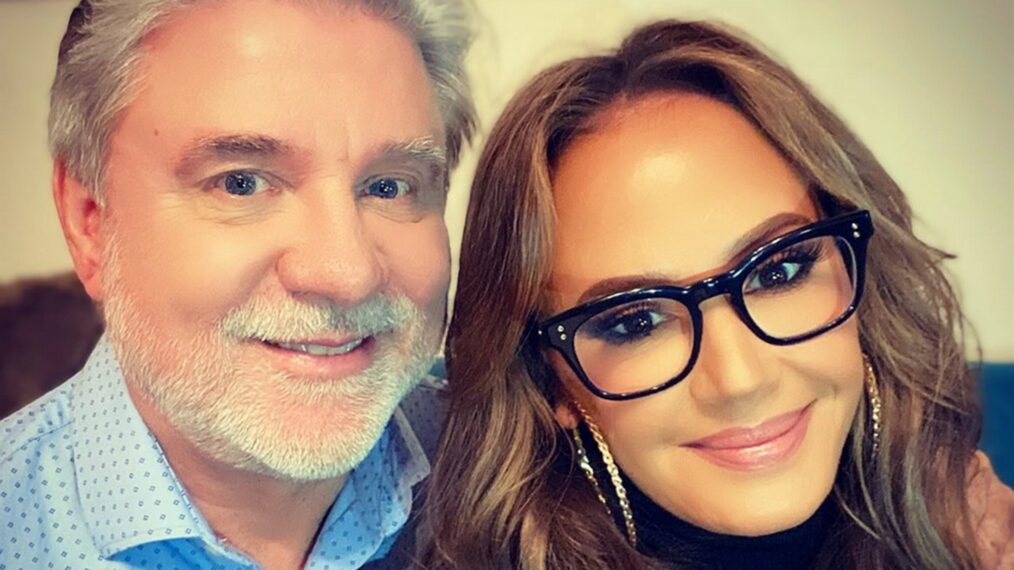 Mike Rinder and Leah Remini