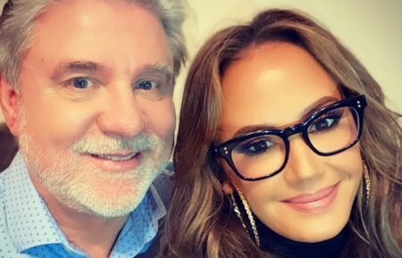 Mike Rinder and Leah Remini