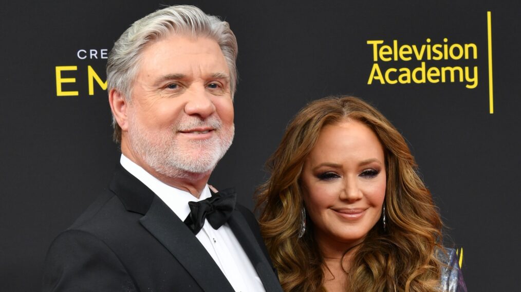 Mike Rinder and Leah Remini