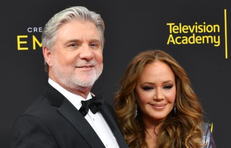 Mike Rinder and Leah Remini