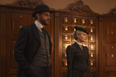 Alexander Blake (Tom Durant Pritchard), Eliza Scarlet (Kate Phillips) in 'Miss Scarlet' Season 5 Episode 2