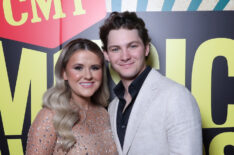 Jenna Weeks and Montana Jordan attend the 2024 CMT Music Awards at Moody Center on April 07, 2024 in Austin, Texas.