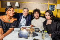 Nicole Avant, Ted Sarandos, Co-CEO, Netflix, Benny Blanco and Selena Gomez attend Netflix's Golden Globe Afterparty 2025