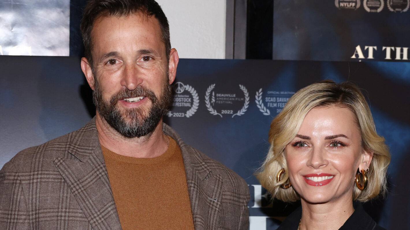 Noah Wyle and Sara Wells attend the 