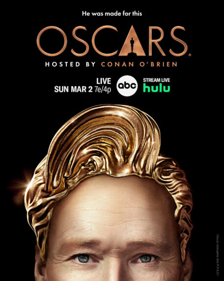 Conan O'Brien 2025 Oscars key art