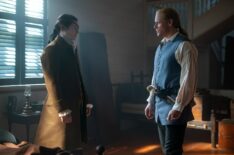 David Berry and Sam Heughan in 'Outlander' Season 7 finale