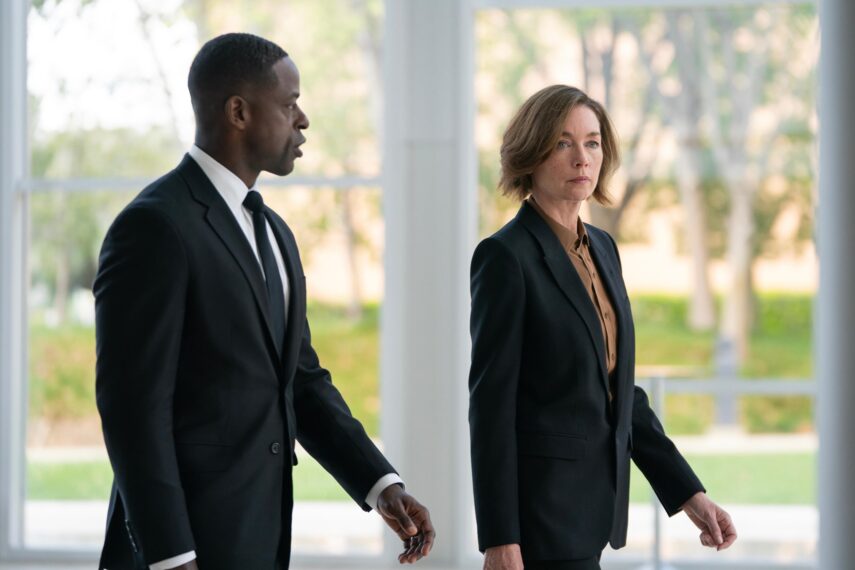 Sterling K. Brown and Julianne Nicholson in 'Paradise'