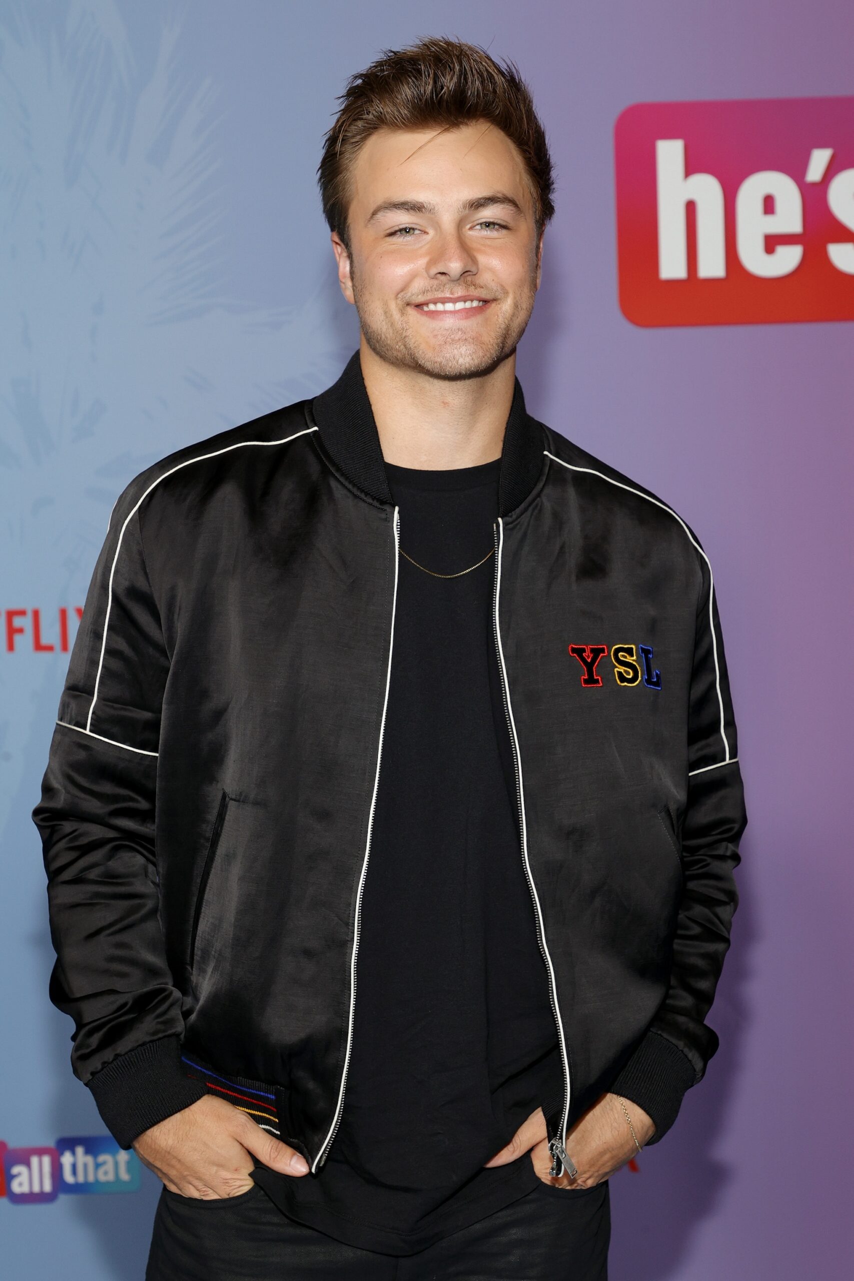 Peyton Meyer attends Netflix's premiere of 