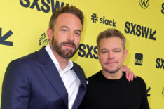 Ben Affleck and Matt Damon attend the 'AIR' world premiere