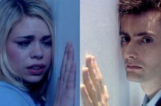 Billie Piper as Rose and David Tennant as the Doctor in 'Doctor Who'