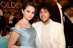 Selena Gomez, Benny Blanco during the 82nd Annual Golden Globes