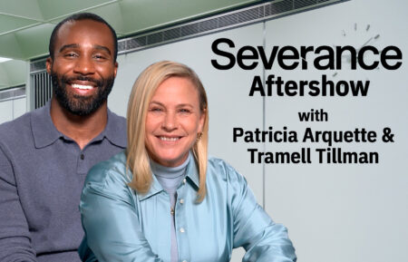 Tramell Tillman and Patricia Arquette on 'Severance' Season 2 Episode 3