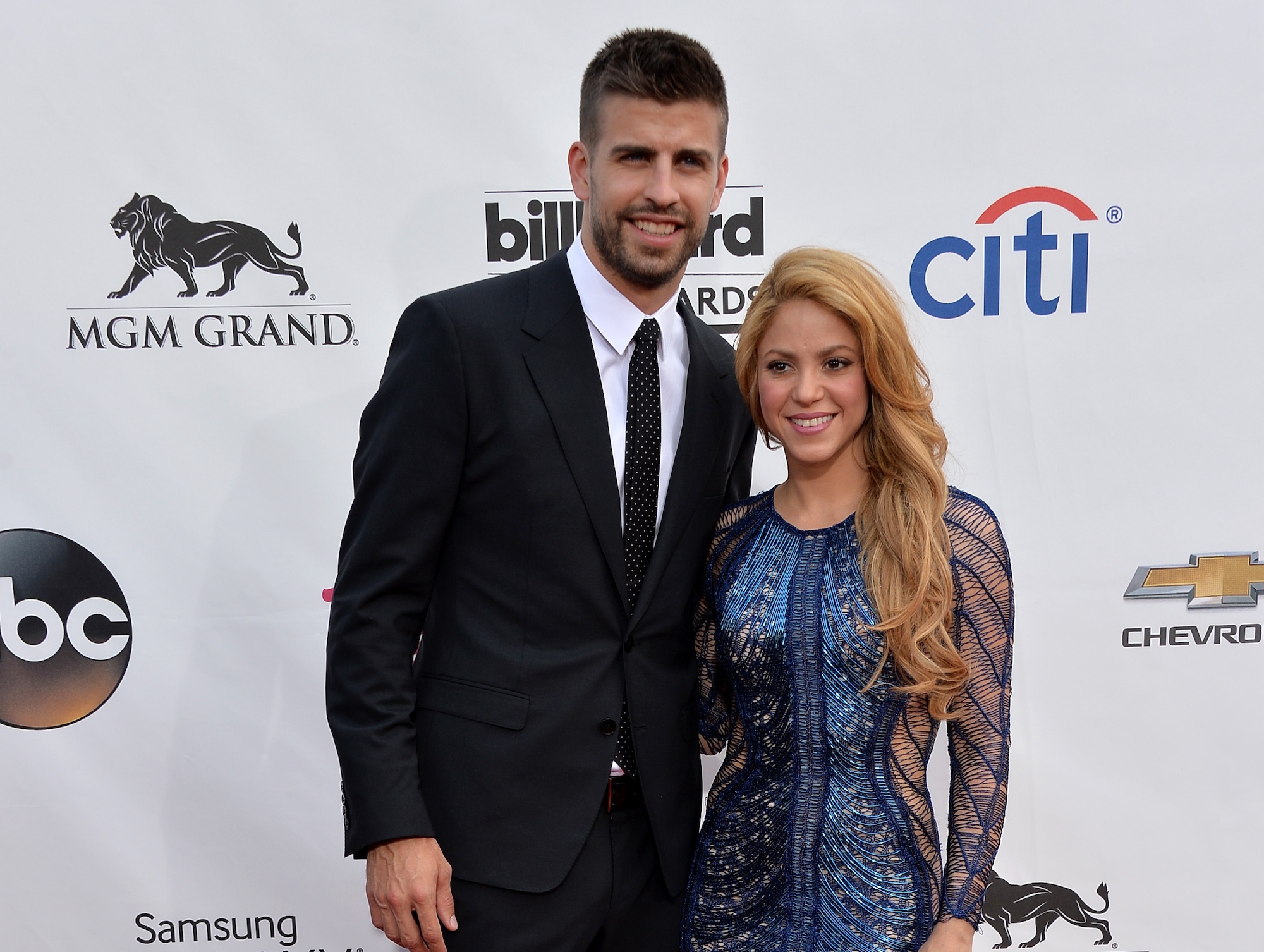 Shakira and Gerard Pique attends the 2014 Billboard Music Awards