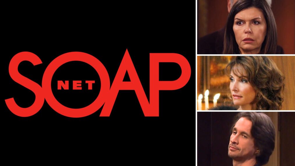 SOAPnet logo, 'General Hospital,' 'All My Children,' 'One Life to Live'