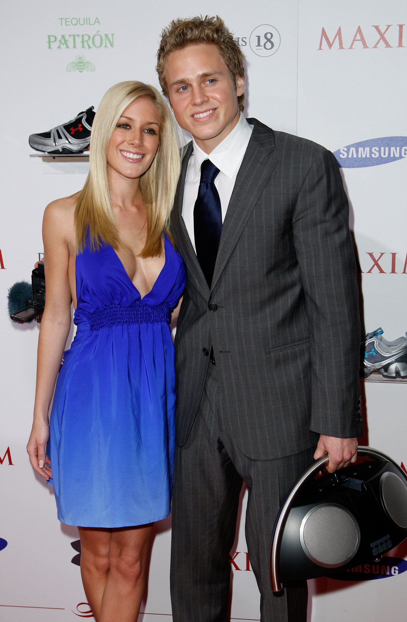 Spencer Pratt and Heidi Montag attend MAXIM Magazine kicks off Super Bowl weekend at Grand Opening of Stone Rose