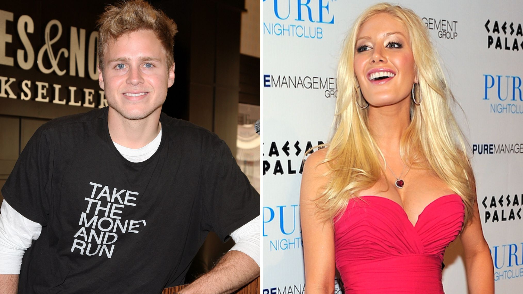 Spencer Pratt attends the book signing of his and Heidi Montag's new book 'How To Be Famous’, Heidi Montag arrives to host an evening at the Pure Nightclub