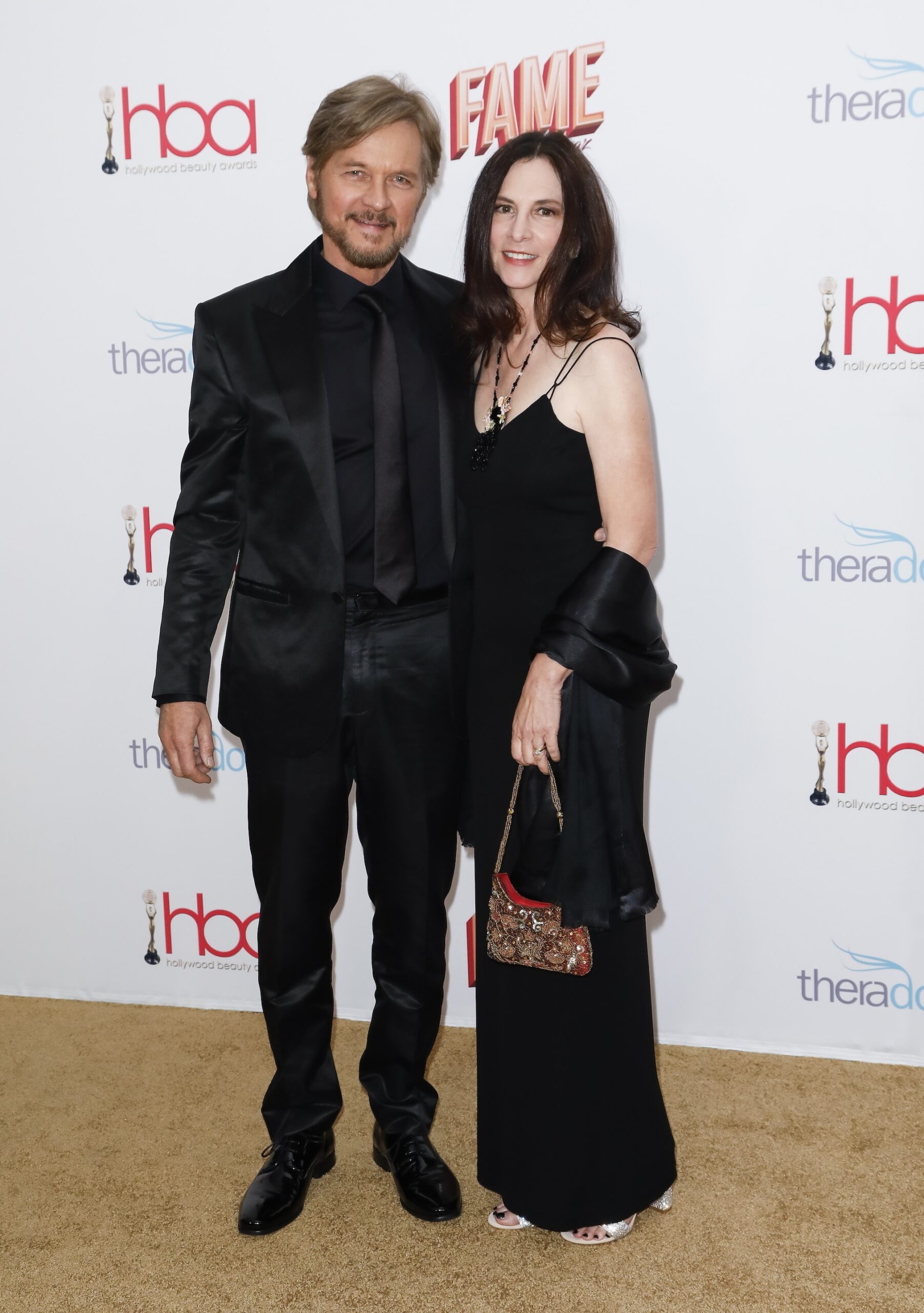 Stephen Nichols and his wife attend the 2020 Hollywood Beauty Awards at The Taglyan Complex on February 06, 2020 in Los Angeles, California.