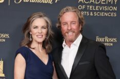 Susan Walters and Linden Ashby attend the 51st annual Daytime Emmys Awards at The Westin Bonaventure Hotel & Suites, Los Angeles on June 07, 2024 in Los Angeles, California.