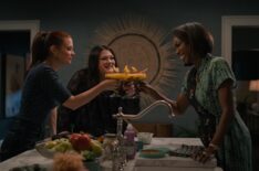 JoAnna Garcia Swisher as Maddie Townsend, Brooke Elliott as Dana Sue Sullivan and Heather Headley as Helen Decatur in 'Sweet Magnolias' Season 4