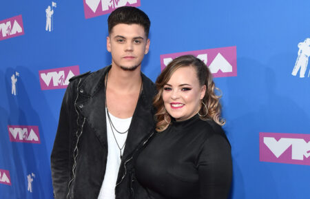 Tyler Baltierra and Catelynn Lowell attend the 2018 MTV Video Music Awards