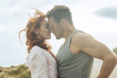 Eleanor Tomlinson and Sam Heughan in 'The Couple Next Door'