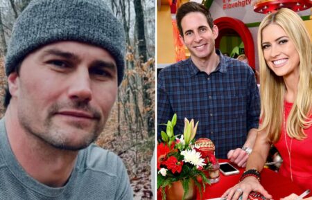 Josh Hall on Instagram, Tarek and Christina El Moussa, hosts of HGTV's hit show Flip or Flop, visited the HGTV Santa HQ,