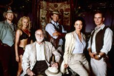 Peter McCauley, Jennifer O'Dell, Michael Sinelnikoff, William Snow, Rachel Blakely, and David Orth in The Lost World