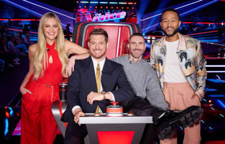 Kelsea Ballerini, Michael Bublé, Adam Levine, John Legend on 'The Voice' Season 27