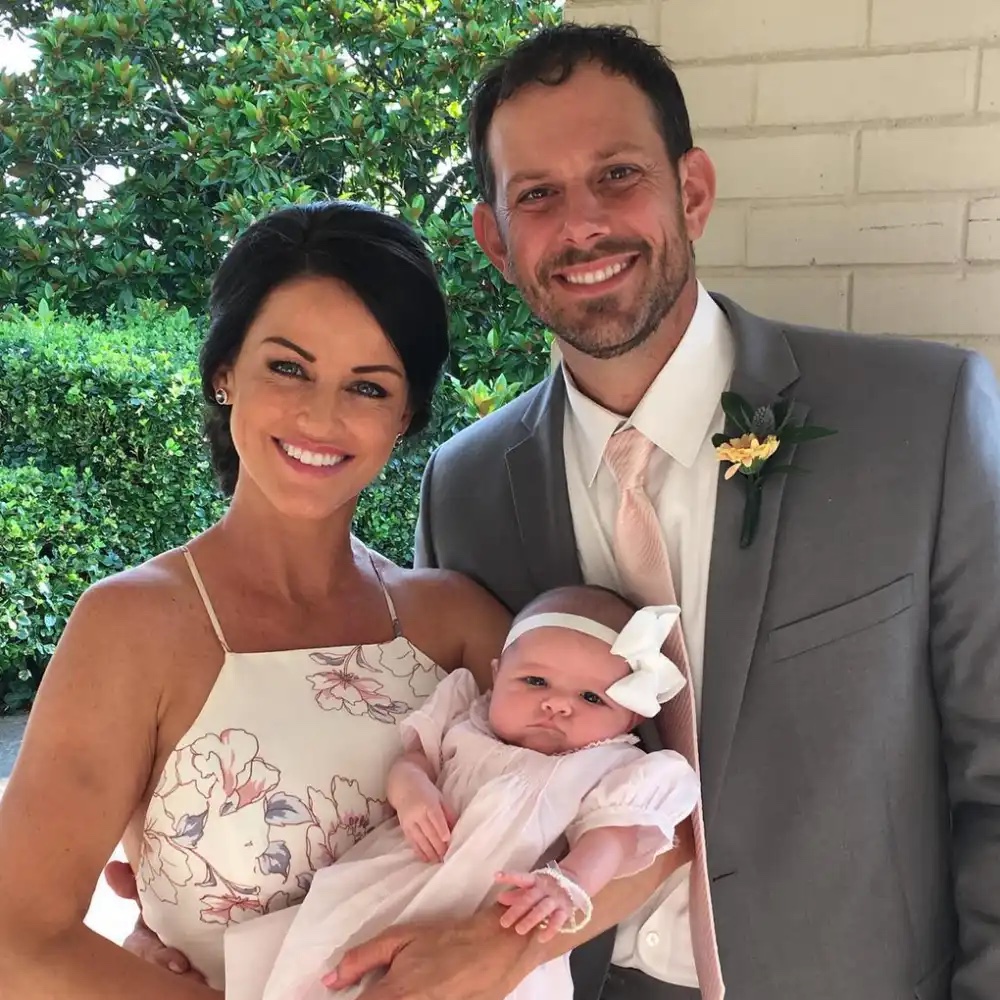 Ty Brown & Elizabeth Kitt With Their Daughter