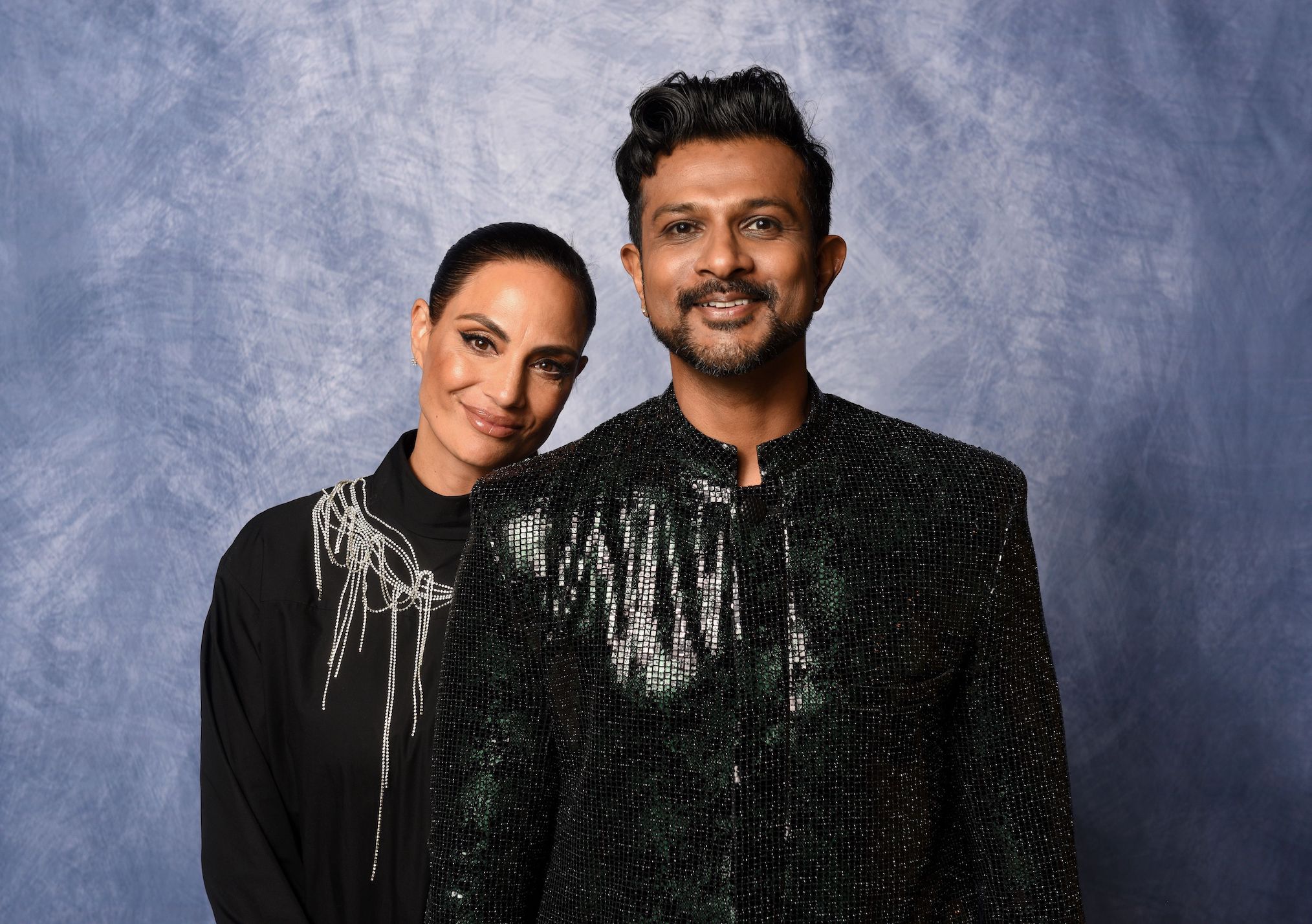 LOS ANGELES, CALIFORNIA - NOVEMBER 12: (L-R) Naomi Ambudkar and Utkarsh Ambudkar pose for a portrait during The Critics Choice Association 3rd Annual Celebration Of AAPI Cinema & Television at The Egyptian Theatre Hollywood on November 12, 2024 in Los Angeles, California.