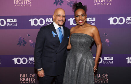 Vincent Hughes and Sheryl Lee Ralph attend ACLU of Southern California's centennial Bill Of Rights awards at The Westin Bonaventure Hotel & Suites, Los Angeles on February 18, 2024