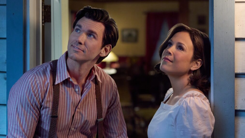 Kevin McGarry as Nathan, Erin Krakow as Elizabeth — 'When Calls the Heart' Season 12 Premiere 