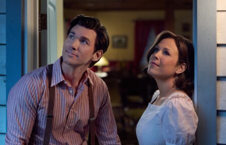 Kevin McGarry as Nathan, Erin Krakow as Elizabeth — 'When Calls the Heart' Season 12 Premiere 