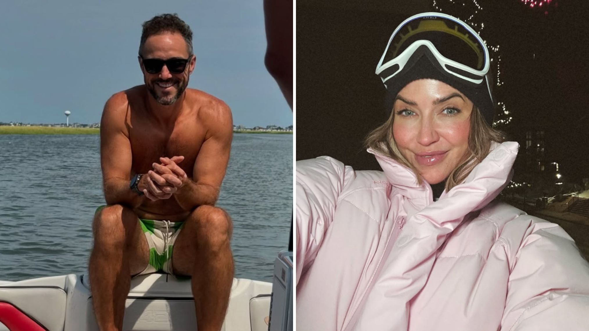 Zac Clark on a Boat, Kaitlyn Bristowe on the ski slope