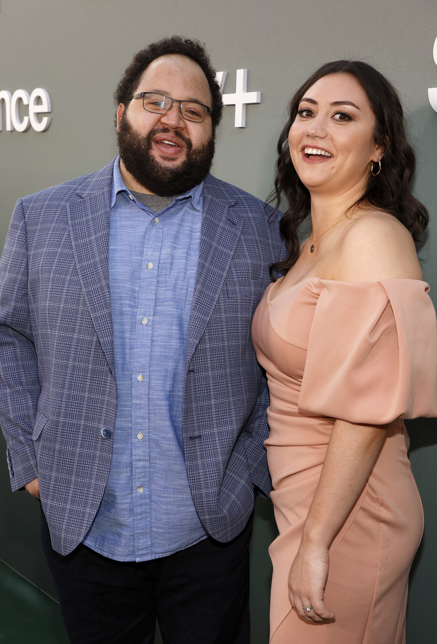 Zach Cherry and Anabella Tupaj attends the season finale screening of Apple TV+'s 