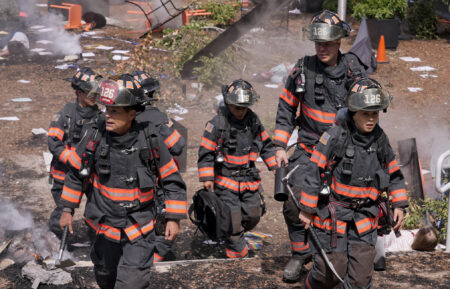 Rob Lowe as Owen, Jim Parrack as Judd, and Natacha Karam as Marjan — '9-1-1: Lone Star' Series Finale 