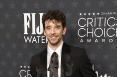 Michael Urie attends the 30th Annual Critics Choice Awards at Barker Hangar on February 07, 2025 in Santa Monica, California.